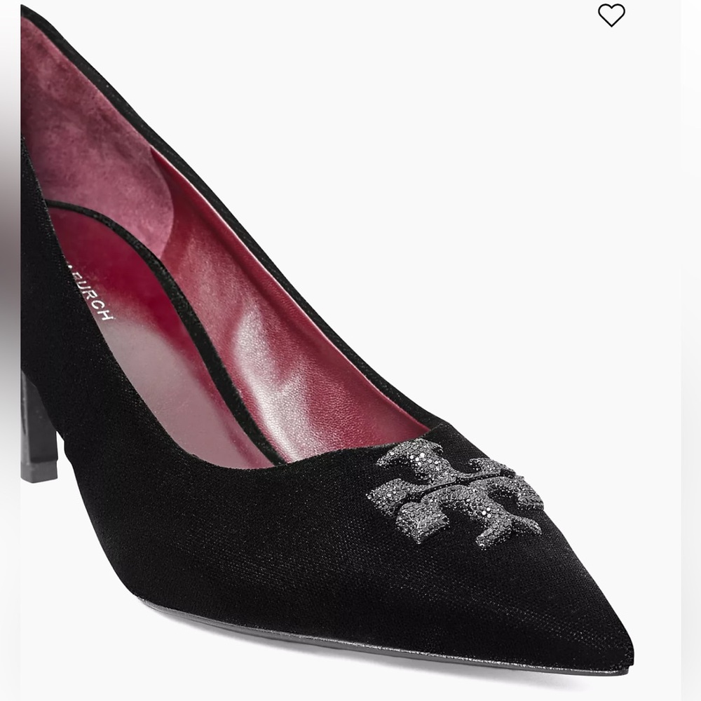 TORY BURCH ELEANOR PAVE PUMP
Color Perfect Black WOMEN size 8 gently used